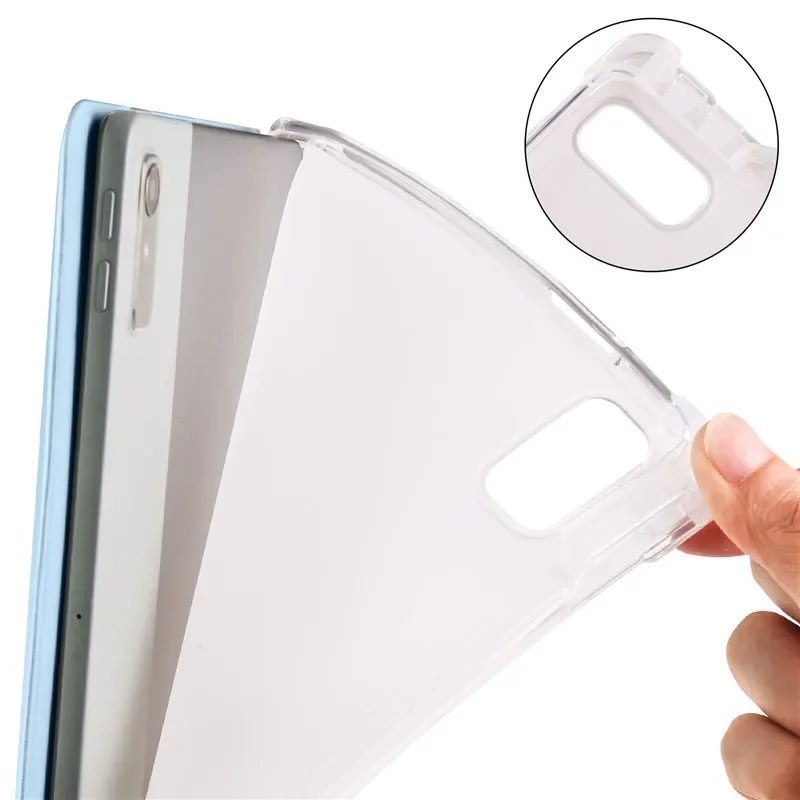 Enhanced Tablet Case with Pen Holder and Trifold Soft Back Stand
