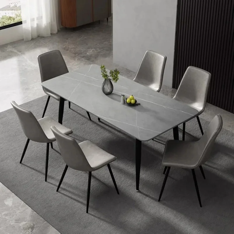 

Breakfast Black Dining Table Luxury Rectangle Design Modern Dining Table Japanese Kitchen Table Basse Living Room Furniture