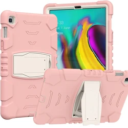 Kids Safe Shockproof Tablet Cover - Armor Silicon Hybrid with Stand (Pink)