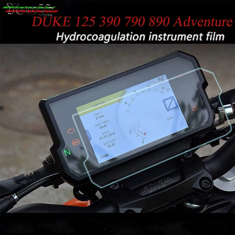 

For KTM DUKE 125 390 790 890 Adventure R ADV R DUKE390 2017-2020 2021 2022+ Cluster Scratch Speedometer Screen Protection Film