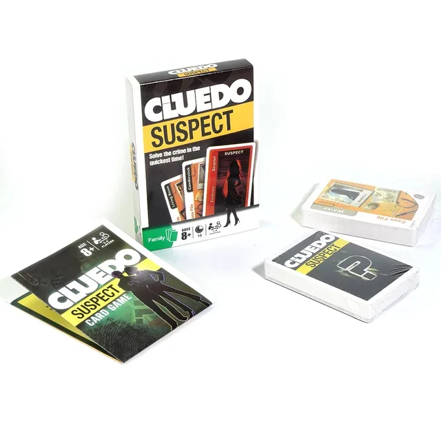 Cluedo Suspect jeu de cartes tout le plaisir de Clue Clue faire Suspect multiplayer interactif jeu de fête de famille jeu de société 3