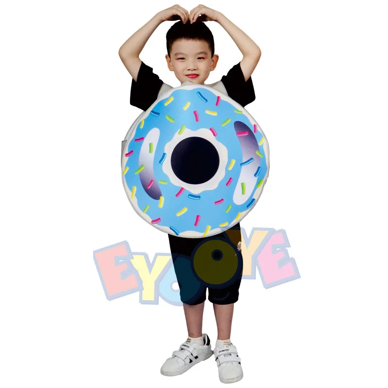Funny Food Doll Clothes Stage Donut Parent-Child Clothes Family Children's Day Holiday Party Dress Up