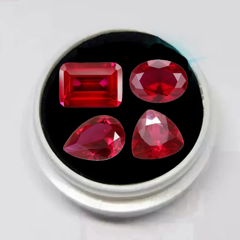 GRAND CADEAU EN vrac de pierres précieuses en vrac rubis rouge sang du