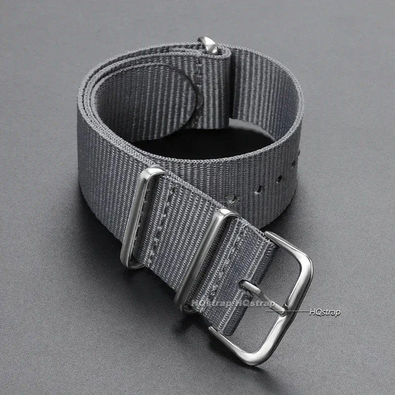 Durable Nylon Military-Style Watch Band - Army Sport Bracelet Replacement