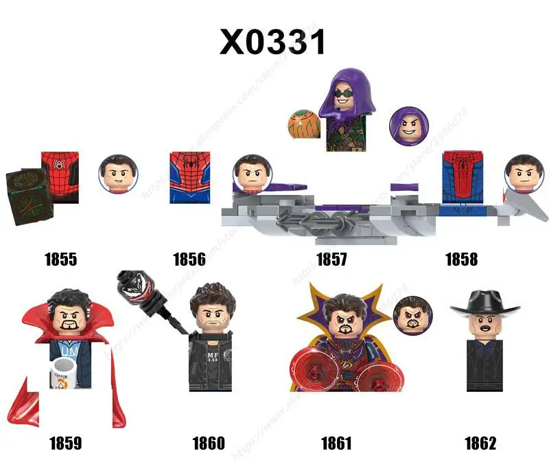 1 шт. Детский конструктор X0281 X0331 XH1855 XH1856 XH1857 XH1858 |