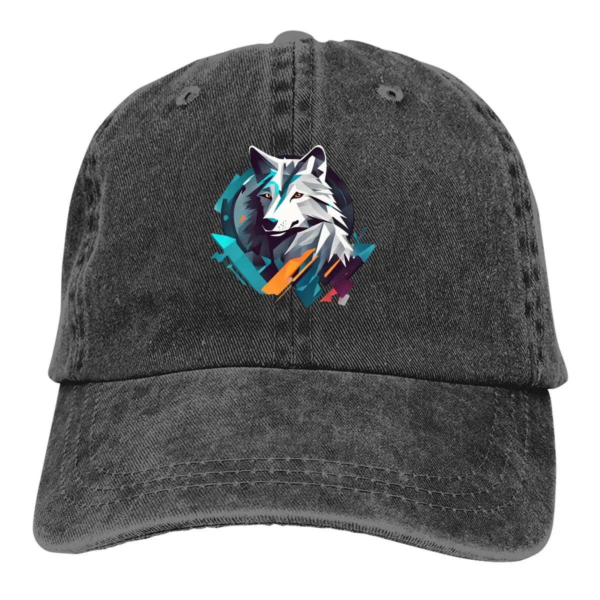 

Style Baseball Cap Men Hats Women Visor Protection Snapback Wild Wolf Caps