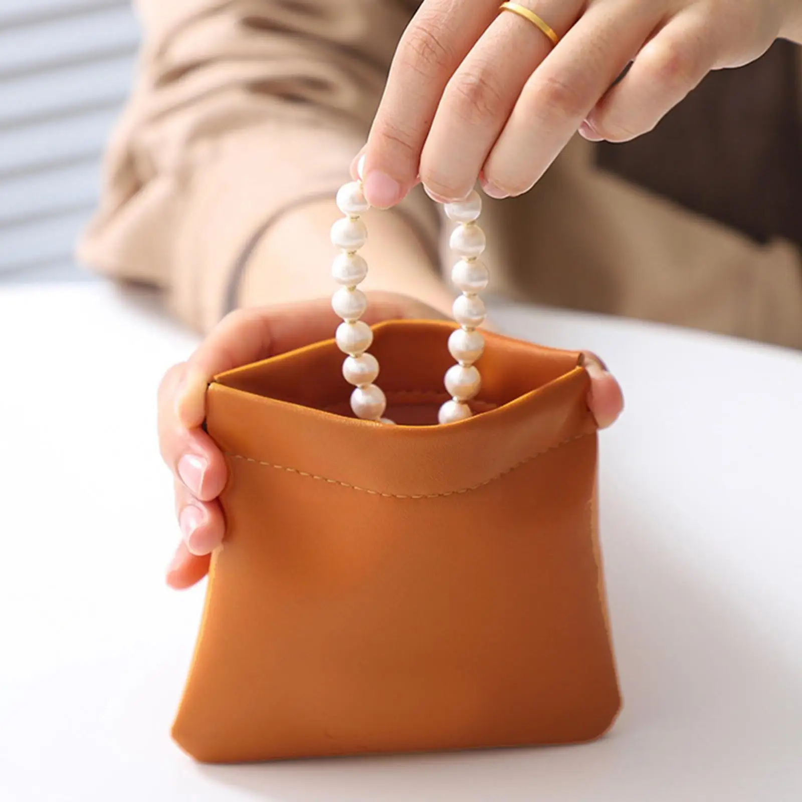 

Coin Purse Data Cable Leather Storage Bag Automatic Carrying Jewelry Mini Lipsticks Earphone Wallets Organizer Bag Pouch Cl G8D9
