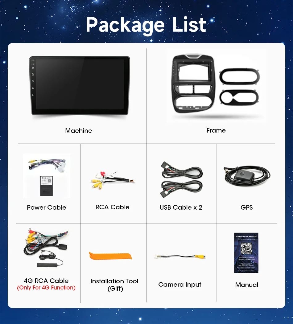 8-Kern-Carplay-Autoradio für Renault Clio 4 BH98 KH98 2016-2019 QLED-Bildschirm GPS 2-DIN-Headunit Multimedia 4G RDS BT Videoplayer – Detail 1