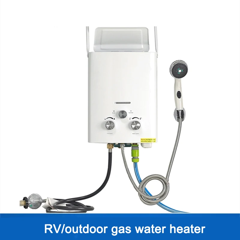 RV gas water heater Trailer bed car outdoor bath instantaneous water heater  Non-electric water heater - AliExpress