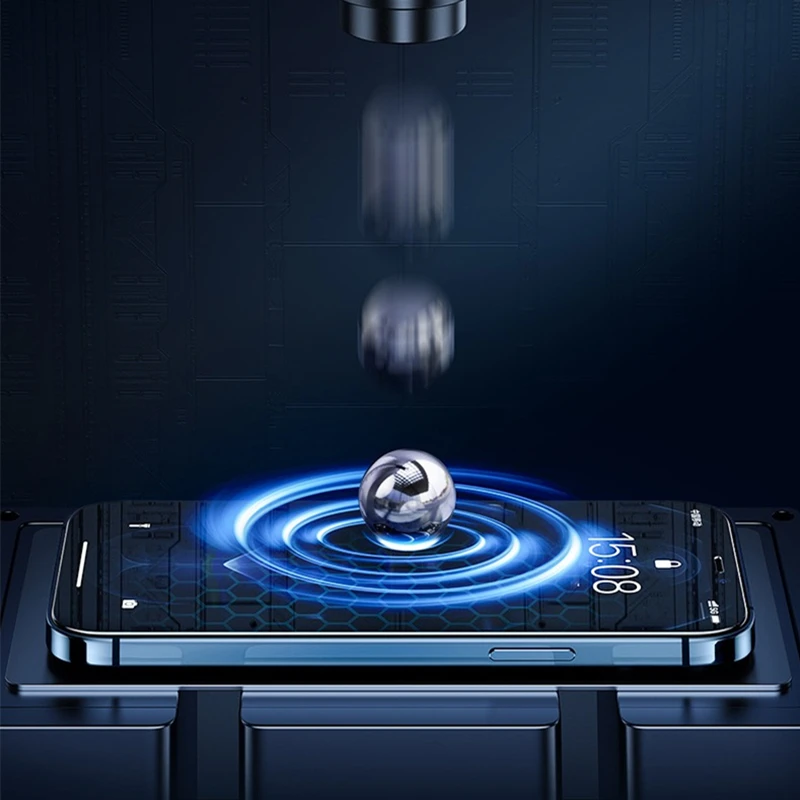 Premium Dust-Free Tempered Glass Screen Protector - One-Click Easy Install