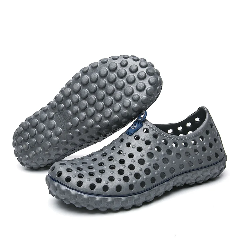 Large Size EVA Men Vacation Beach Sandals Travel Leisure  Slippers Outdoor Wading Shoes Light Aqua Shoes 39-45# 6