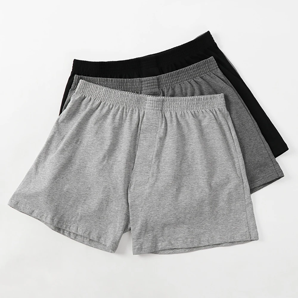 MensBoxerShortsCottonSexySleepwearBoxersUnderwearCottonPyjama