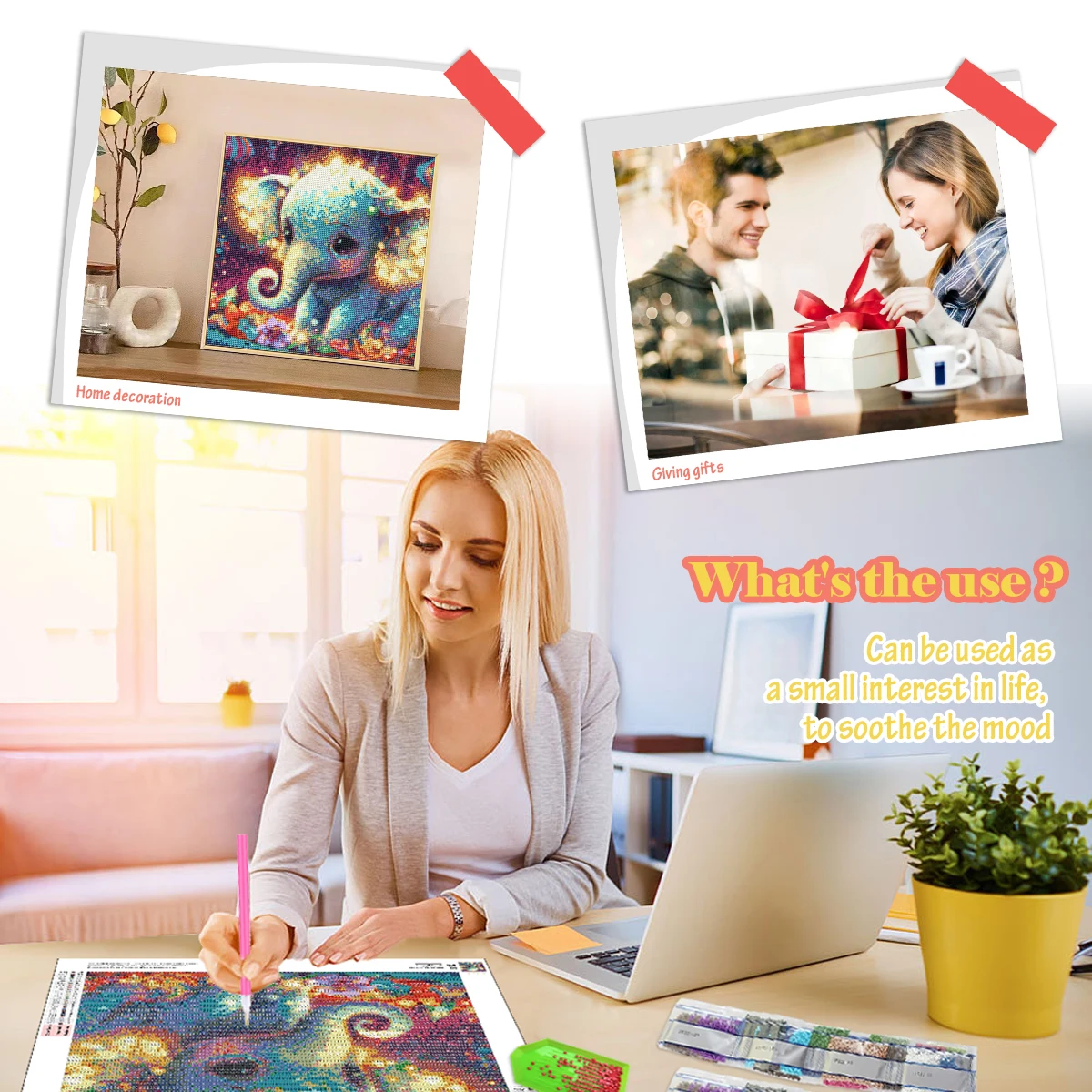 SDOYUNO DIY Photo Diamond Painting Full Square/Round Drill Cross Stitch Mosaic Diamond Embroidery Personalized Images Art diamond painting,cross stitch kit,diamond painting kit