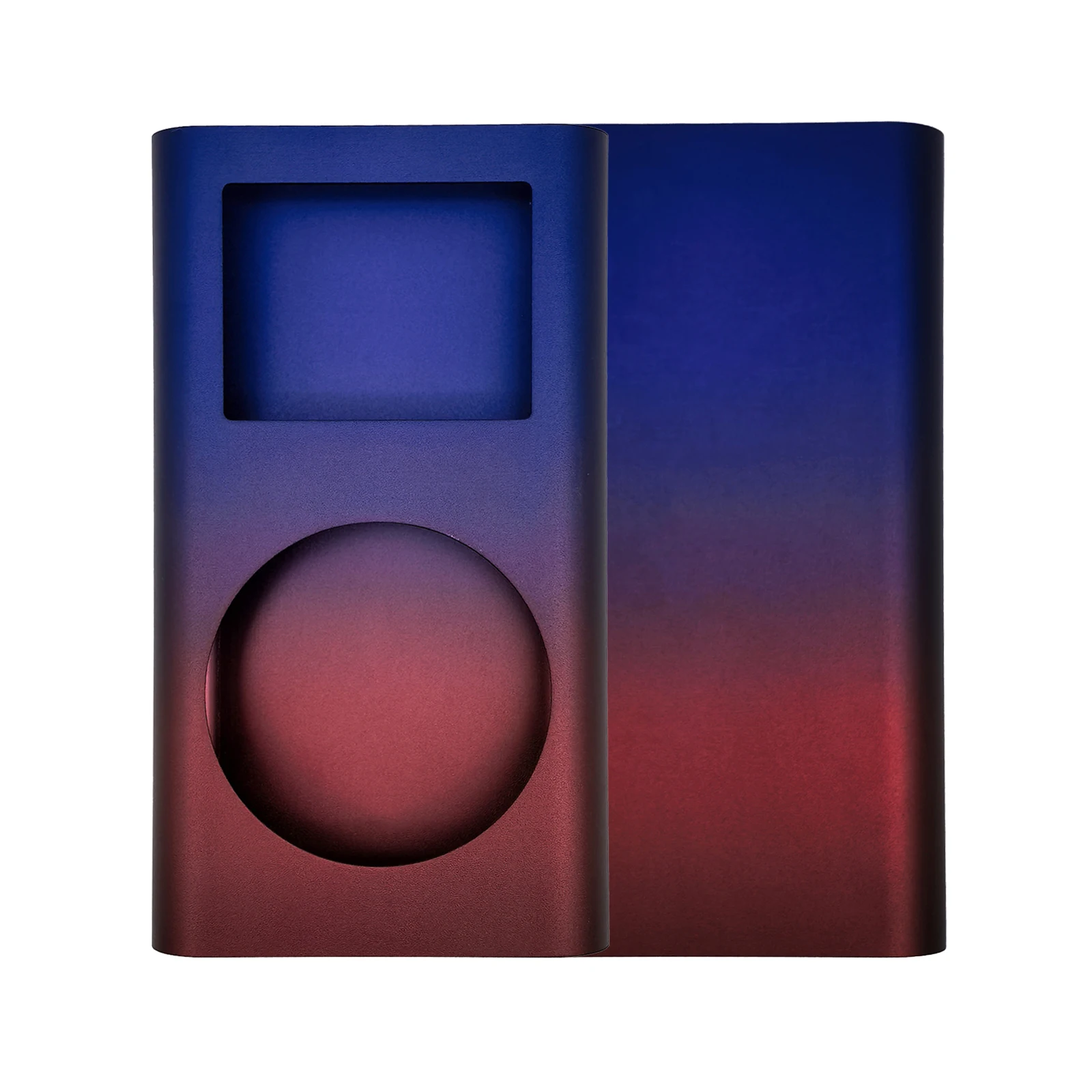 Sleek Metal Housing Shell with Lens Window for iPod Mini - Complete Replacement Case Cover