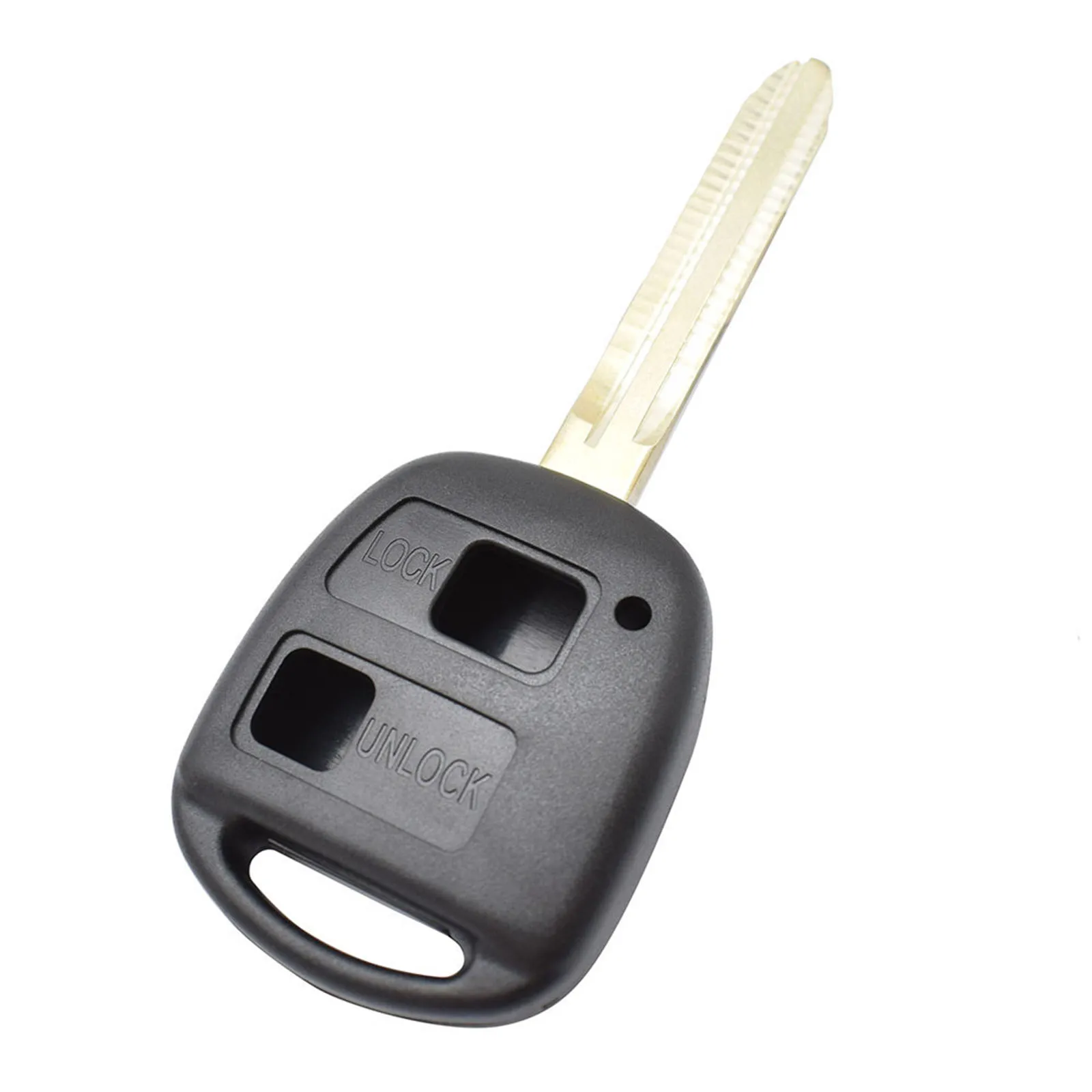 2 Button Car Remote Key Shell Fob Case for Toyota RAV4 Yaris Prado Corolla Land Cruiser Previa Echo Switch Pad Uncut Blade Cover key case key case cover car key shell remote control case cover flip key fob shell