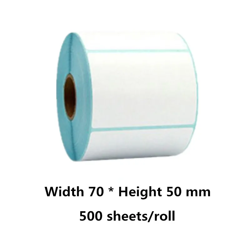 

Width 70 * height 50mm label thermal printer barcode QR code self-adhesive sticker