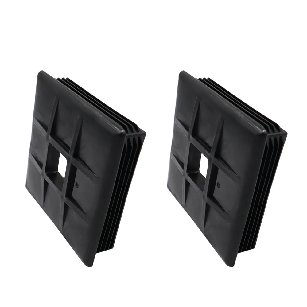 

2pcs RV Bumper Plug End Cap 4" Square Bumper Caps For RV Camper Travel Trailer