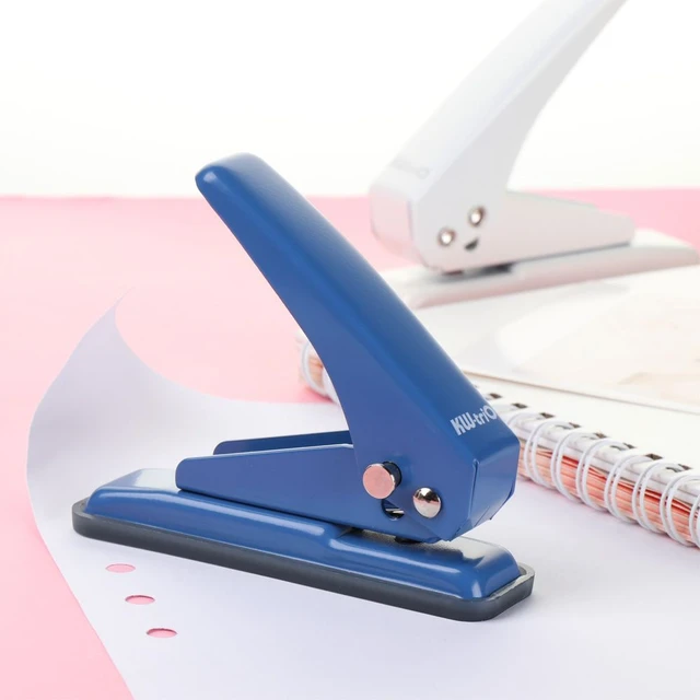 2 Hole Puncher Round Hole Puncher Stationery 20 Sheets Capacity  Skid-Resistant Base Manual Punching for Paper Chipboard - AliExpress