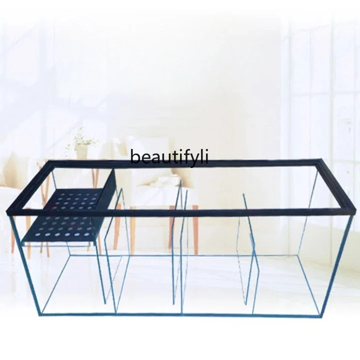 

Super White Fish Tank Aquarium Bottom Filter Cylinder Bottom Filter Tank Filter Cylinder Three-Grid T-Shaped Sea Cylinder Siphon