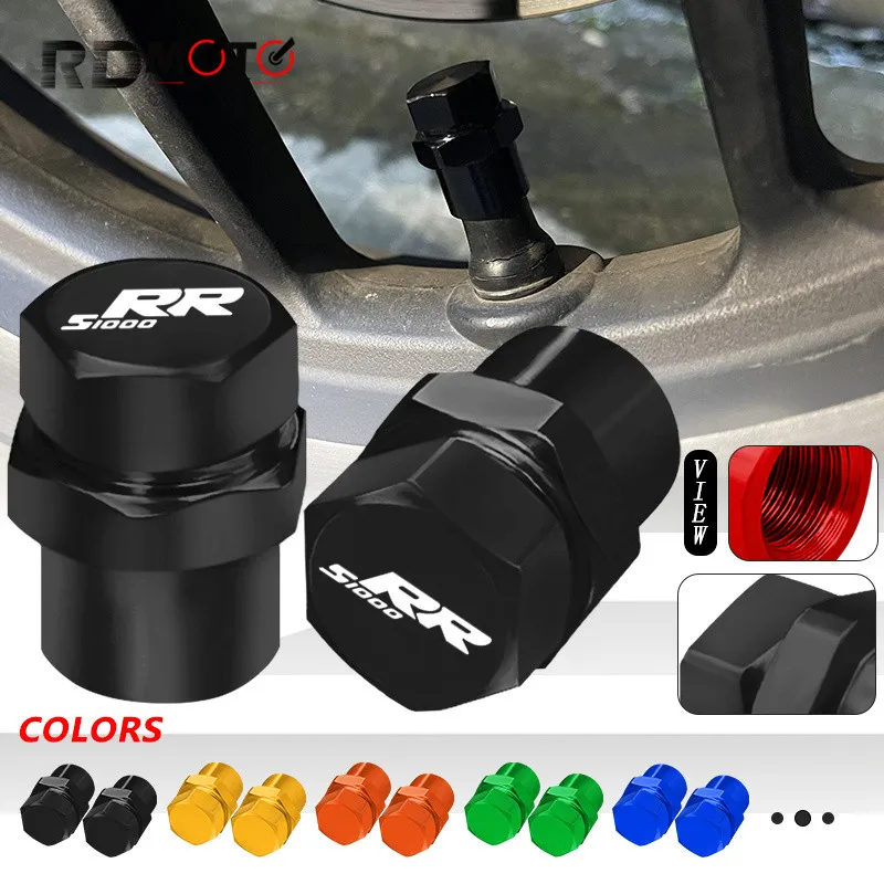 

Motorcycle Accessories CNC Aluminum Wheel Tire Valve Caps Airtight Covers For BMW S1000R S1000RR S1000XR s1000 r rr xr
