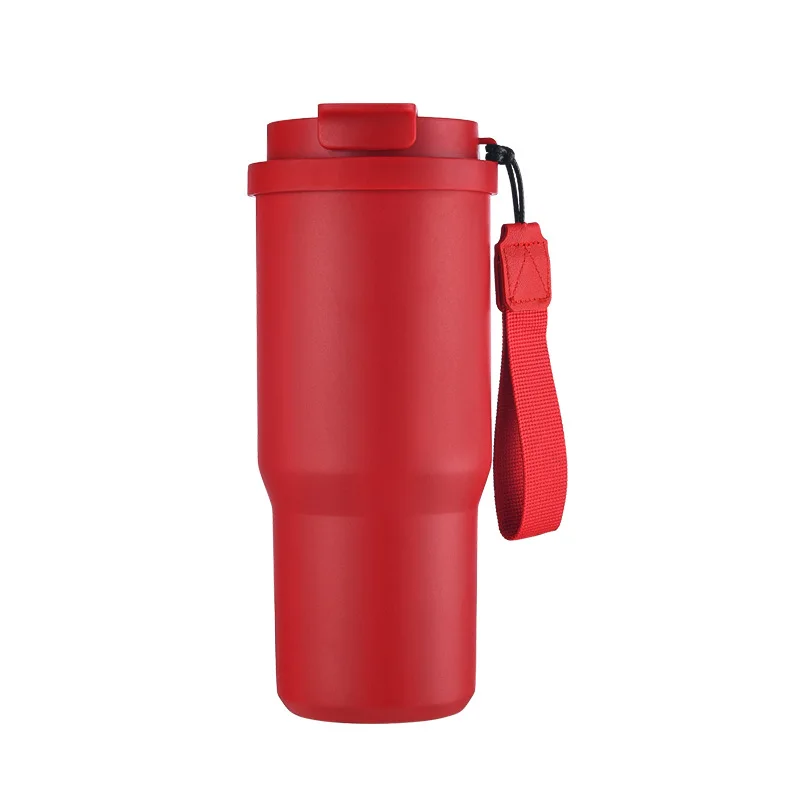 750MLInsulated Tumbler Leak Proof Thermal Coffee Mug with Straw Lid Portable Stainless Steel Water Cups Keep Hot and Cold Drink