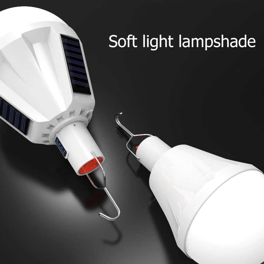 Dropship Solar Outdoor Lights Folding LED Soccer Light Bulb Portable  Emergency Solar Lamp USB Charge Search Light For Camping Hiking Home to  Sell Online at a Lower Price