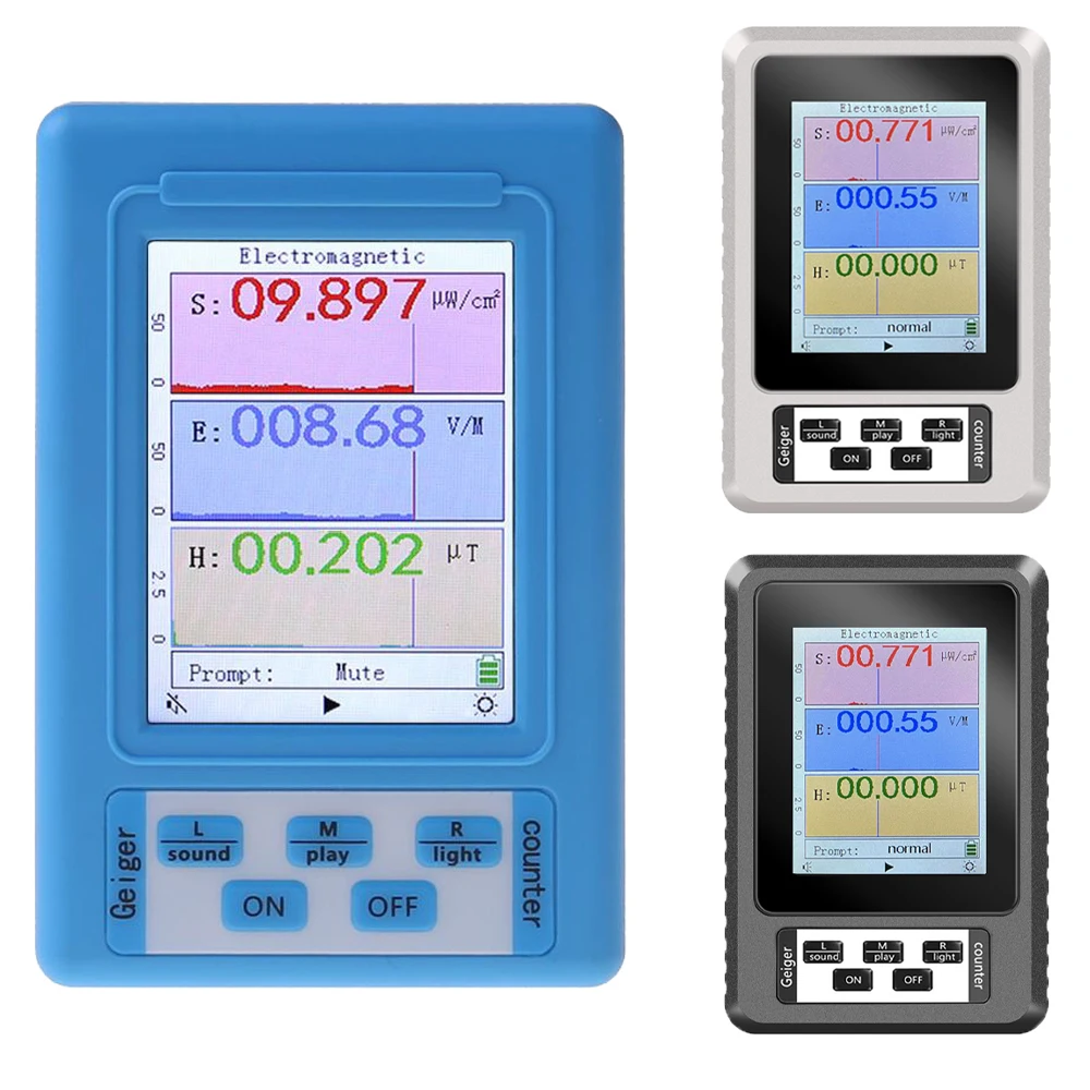 Portable Electromagnetic Radiation Detector EMF Meter High Accuracy Professional Radiation Dosimeter Monitor Tester radiation detector emf meter tester