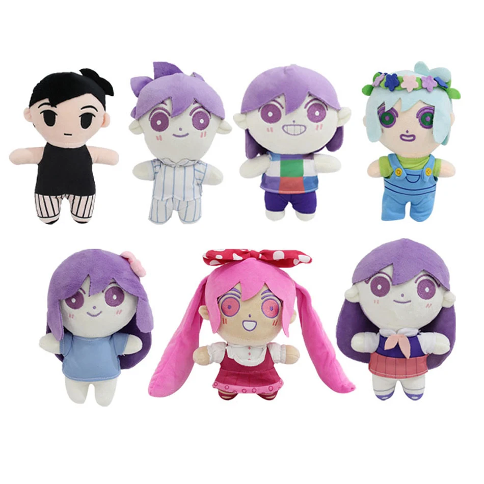 Omori Plush Toys Cartoon Stuffed Figure OMORI Sunny Plushies Doll Aubrey  Kel Mari Merch Game Cosplay Pillow Props Peluche Gifts - AliExpress