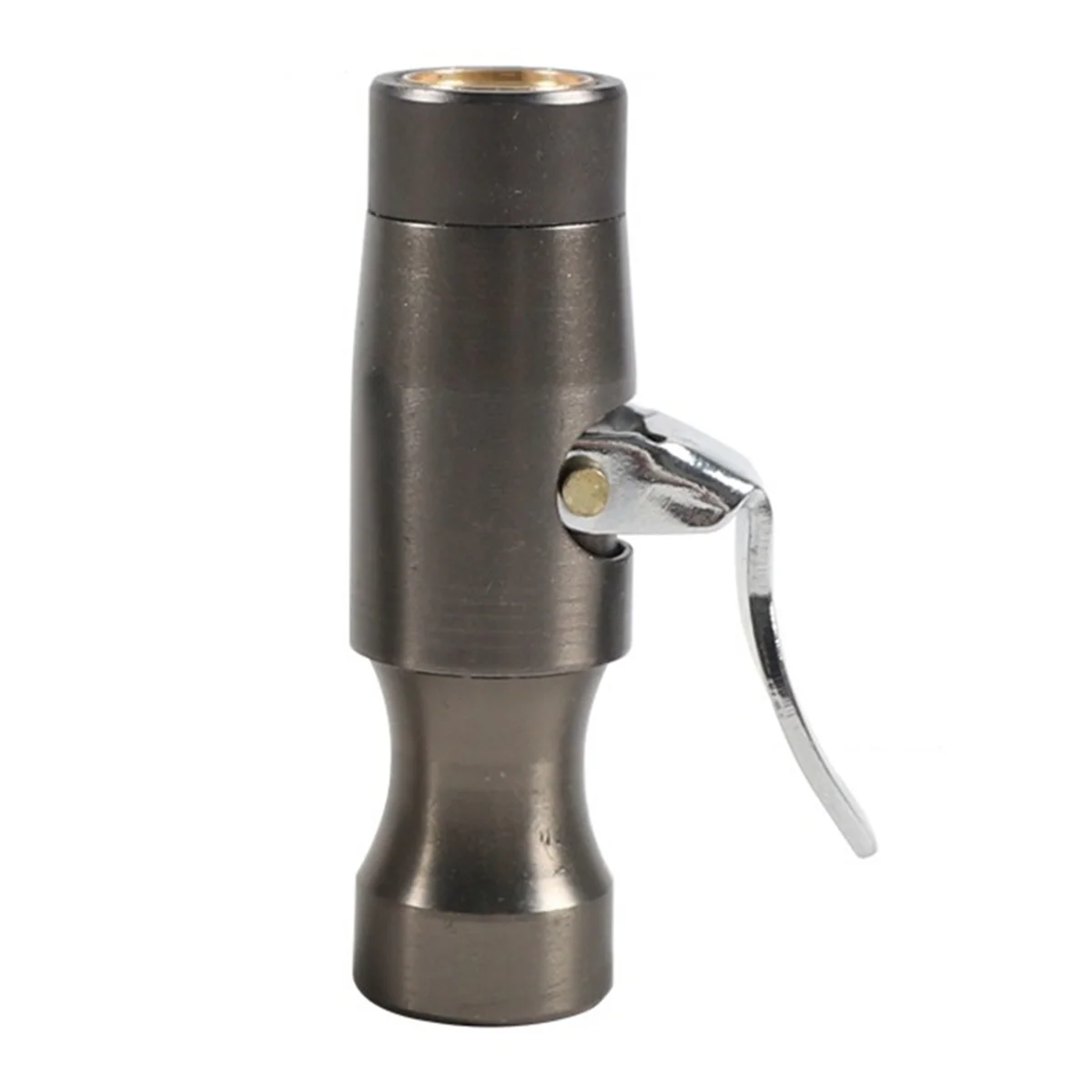 Air Chuck Open Flow Double Jaws Lock on Tire Chuck with Clips for Inflator Gauge Compressor Accessories