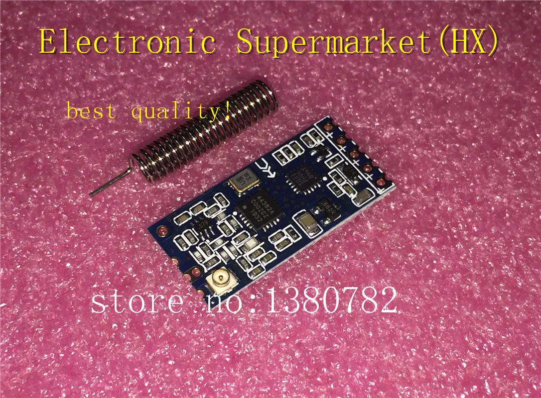 

Free Shipping 10pcs/lots HC-12 433Mhz SI4463 Wireless Serial Port Module 1000m Replace Bluetooth In stock!