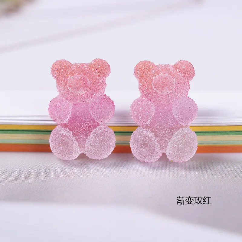 Sugar Gummy Bear Kawaii Nail Charms 6pcs – Glitter Planet