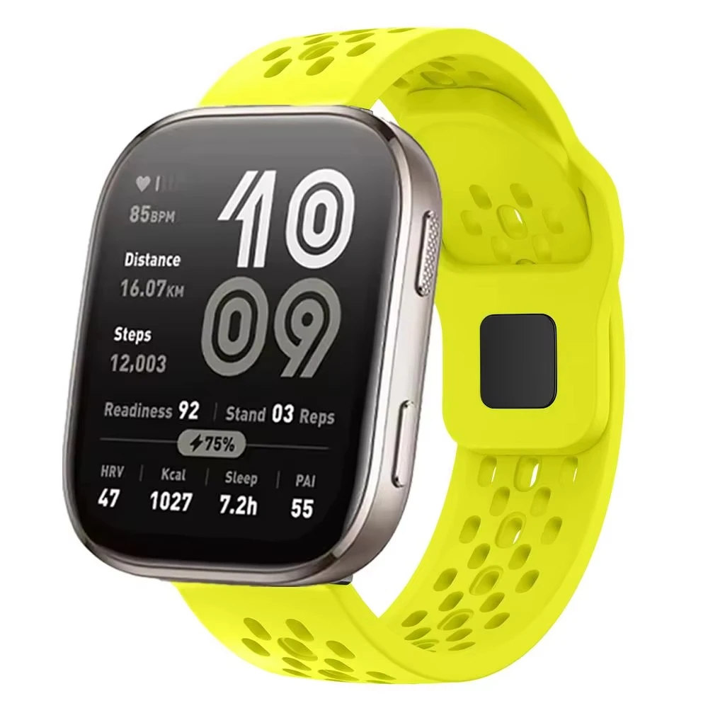 Breathable Silicone Sport Watch Band - 22mm Watch Strap