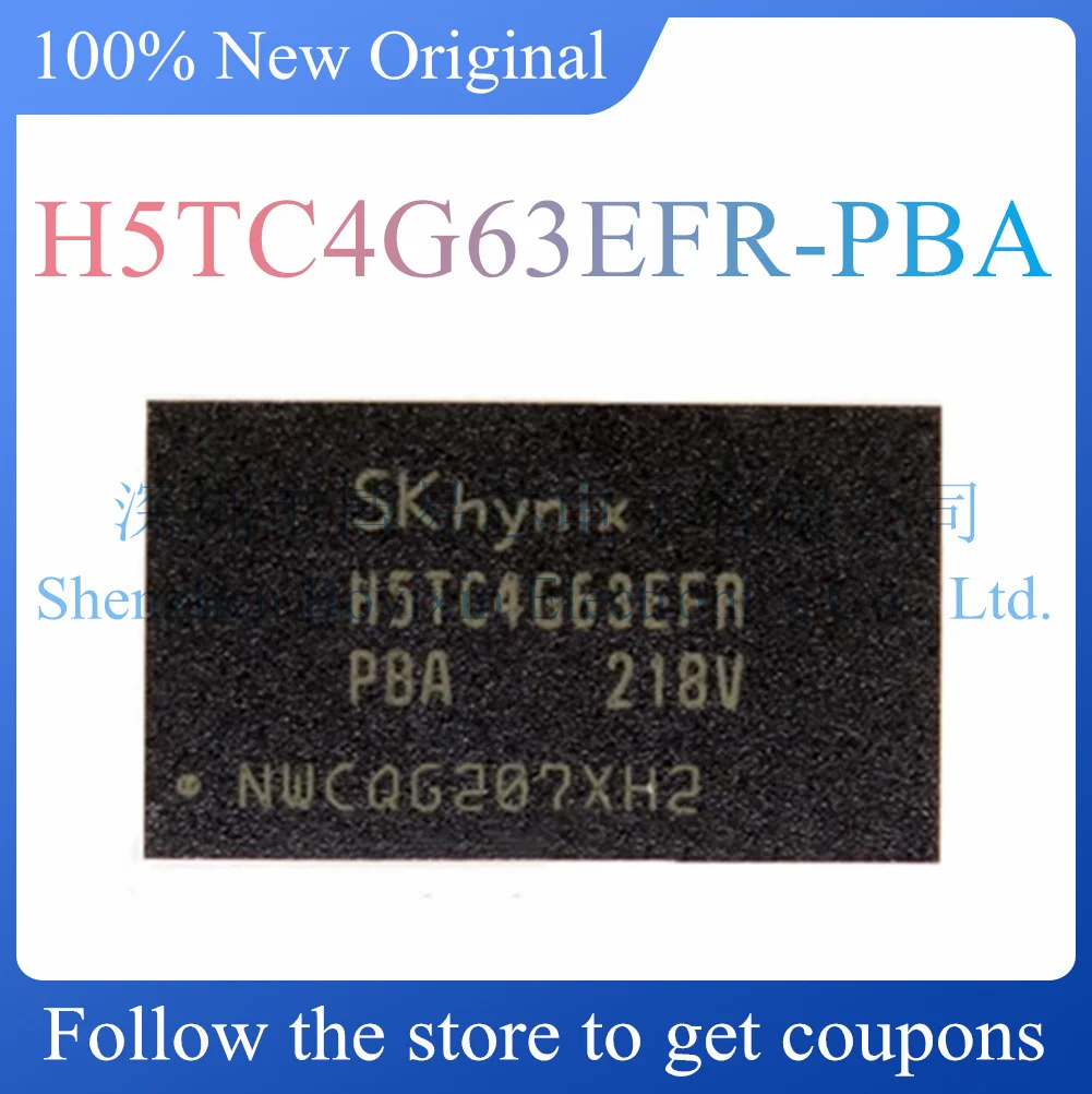 

NEW H5TC4G63EFR-PBA.Original genuine 4GB 1600MBPS DDR3 memory chip. Package BGA-96