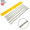 6pcs Planer Blades Double Edged Knives 330x12x1.5mm For DH330 DH316 HSS High Speed Steel Portable Set Planer Cutting Tool 6