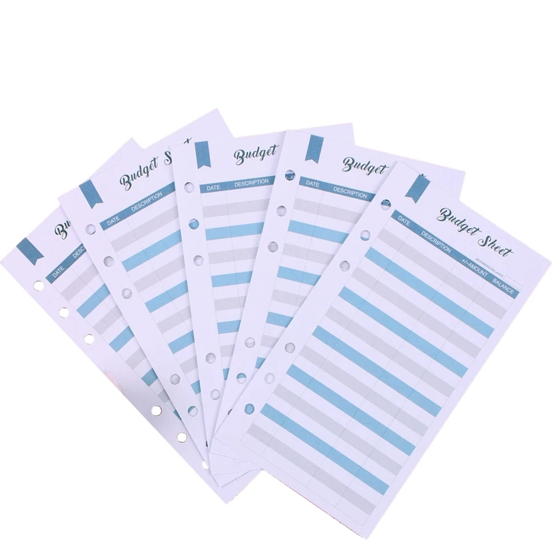 

RISE-60 Expense Tracker Budget Sheets Cash Envelope Trackers For A6 Budgeting Envelopes,Cash Envelope Wallet,Binder Pockets