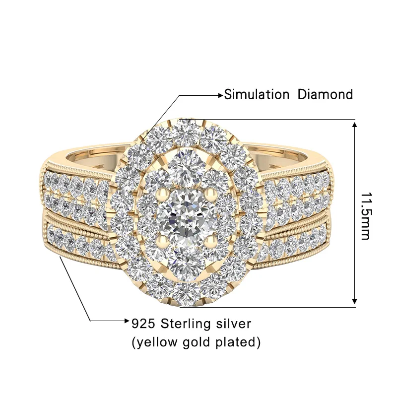 High Quality AAA Cubic Zirconia Rings For Women Solid 925 Sterling Silver Famous Brand Wedding Jewelery Gift 2022 Trend