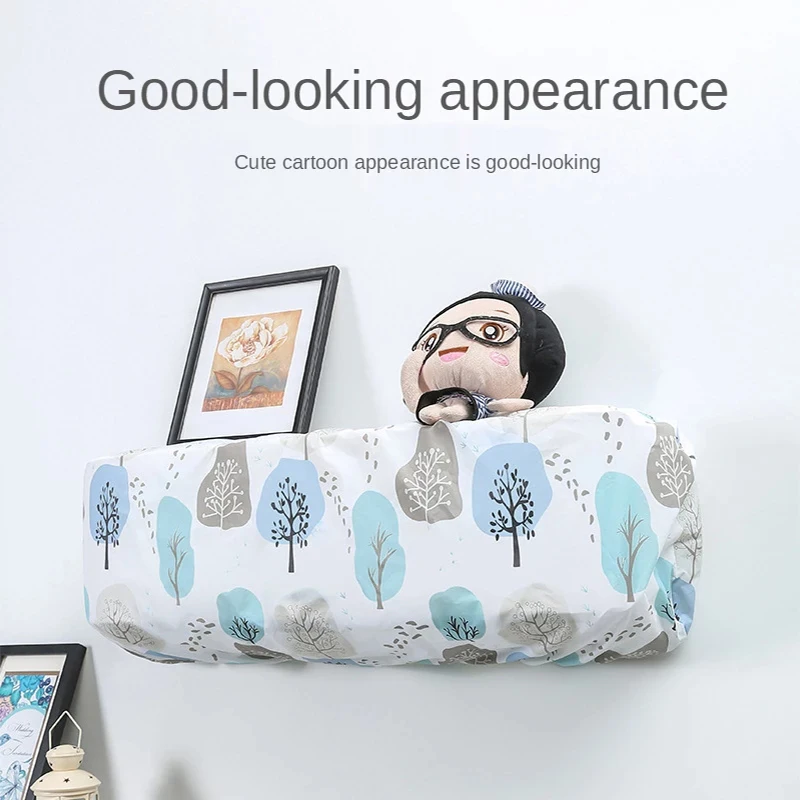 All-Inclusive Air Conditioner Cover Washable PEVA Air Conditioner Hanging Cover Wall Hanging Indoor Unit Protective for air conditioning cover