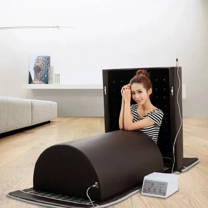 

LOW EMF Tourmaline Portable Sauna Dome Infrared Spa Capsule