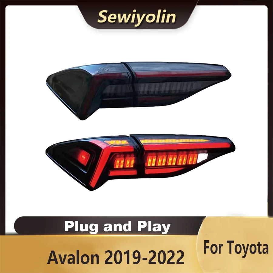 

For Toyota Avalon 2019-2022 Car Accessories Animation LED Trailer Lights Tail Lamp Rear DRL Signal Automotive Plug And Play