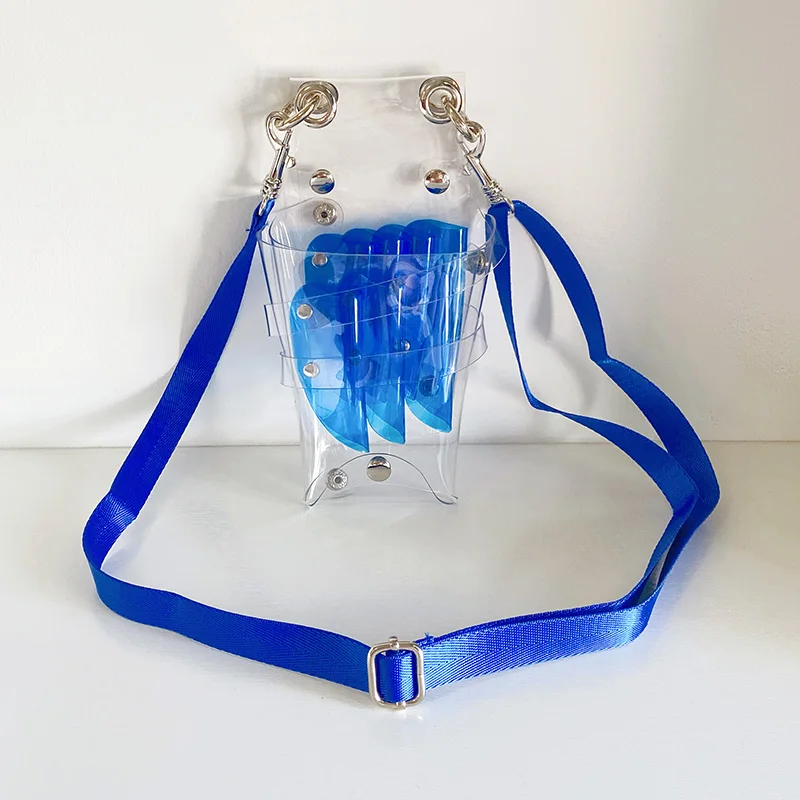 New Clear Scissors Bag Fashion Diagonal Body Pack Hair Kit Bag Hair Stylist Cutting