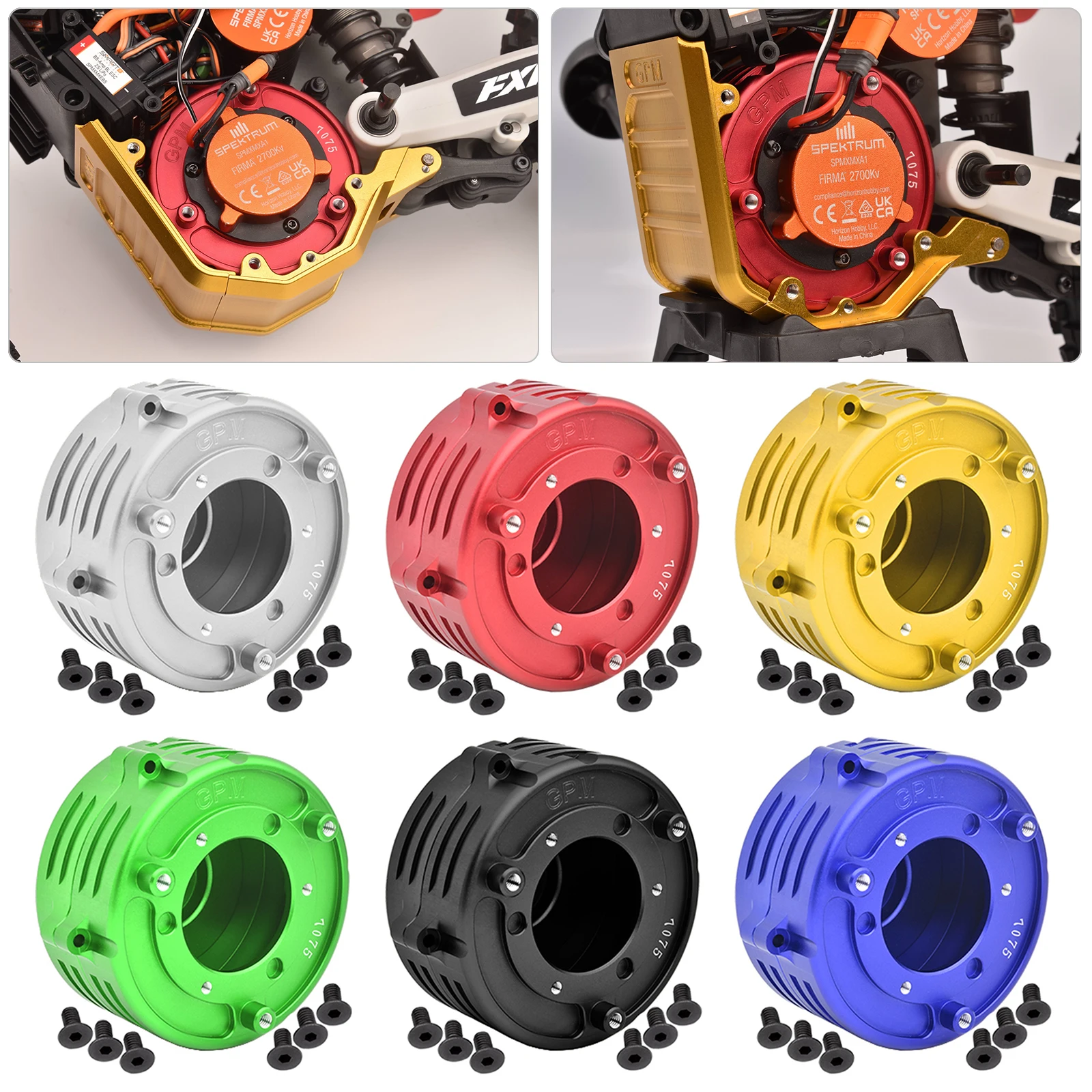 Volano In Alluminio 7075 Per Moto Losi-1/4 Promoto-Mx Rtr, Fxr-Los06000,Fxr-Los06002