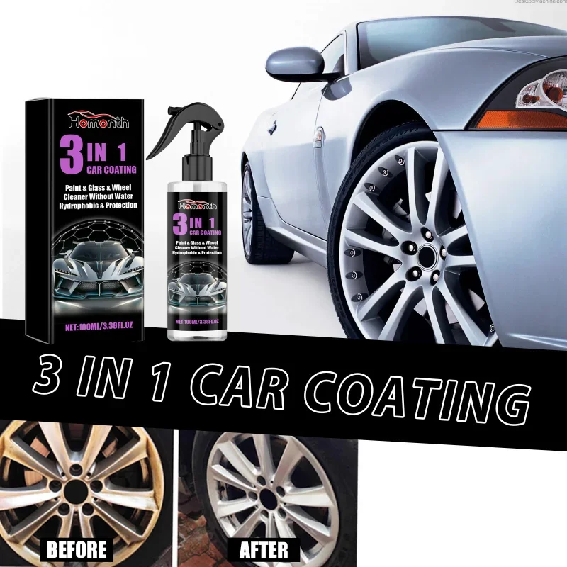 100ml Car Ceramic Nano Coating Liquid Coatin Nano Crystal Hydrophobic Layer Polishing Paint Coating Agent Car Polish Clean Tools