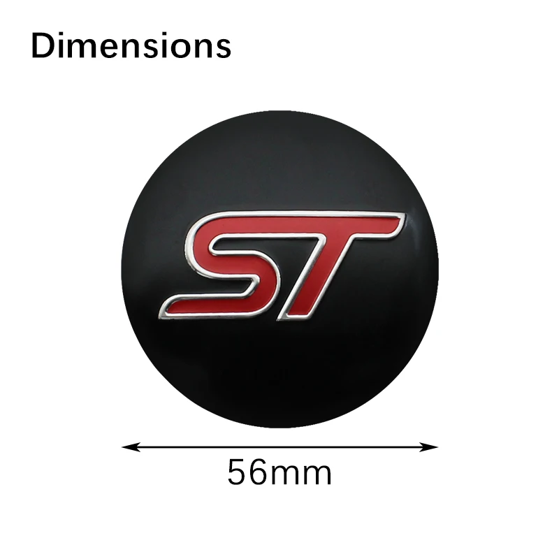 Фото Крышка обода для Ford ST LINE stline Focus 2 3 MK2 MK3 MK1 Fusion Everest Escape Explorer, 4 шт., 56 мм, 60 мм №2