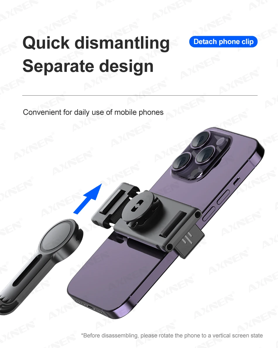 Axnen p02 360 graden smartphone gimbal met afstandsbediening_voghion.com