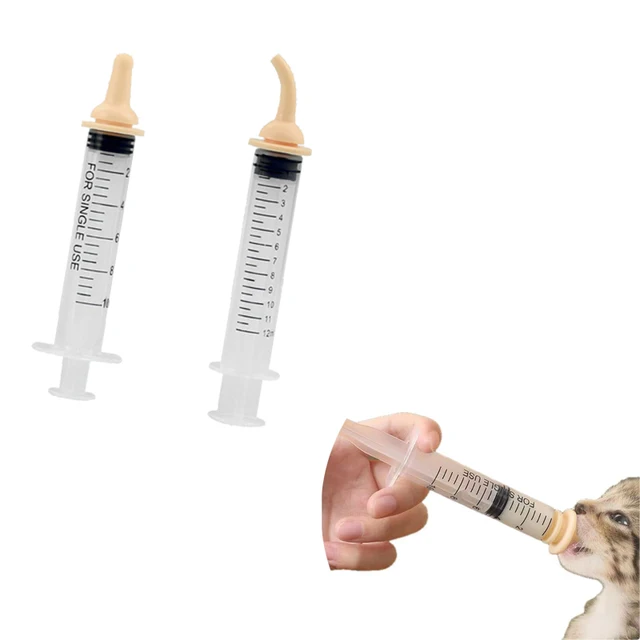 Syringe How Much Should I Feed A Newborn Kitten Pet Supplies How