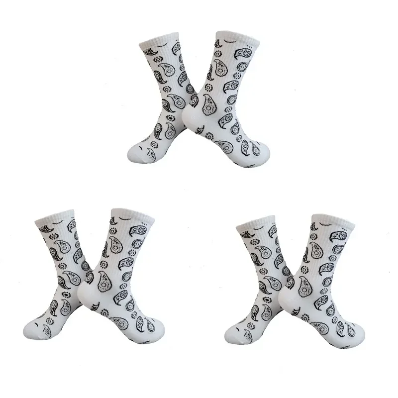 Men's Sports Street Style Hip Hop Crew Socks - 3 Pairs
