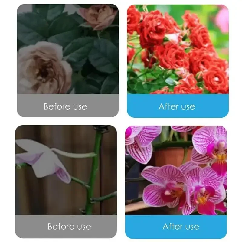 Flower Fertilizer Liquid Plant Fertilizer Indoor Flower Blossom Enhancer Rich Fast-Acting Liquid Nutrients Growth Plant Fertilizer