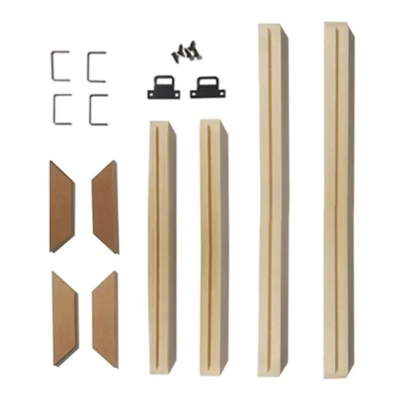  나무가 우거진 사진 프레임 벽에 사진을위한 DIY 나무 그림 프레임, 50x70 60x80 CM, 룸 홈 장식 액자