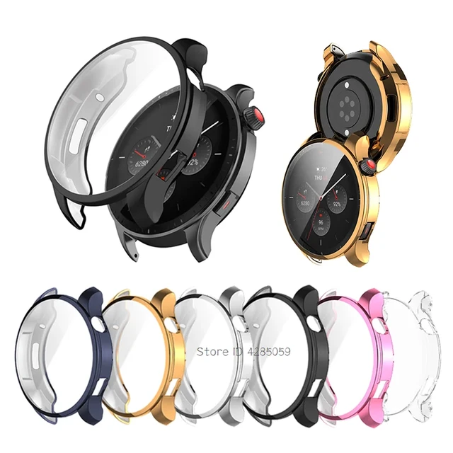 Amazfit Gtr 4 Screen Protector  Amazfit Gtr4 Screen Protector - Amazfit  Gtr 4 Case - Aliexpress