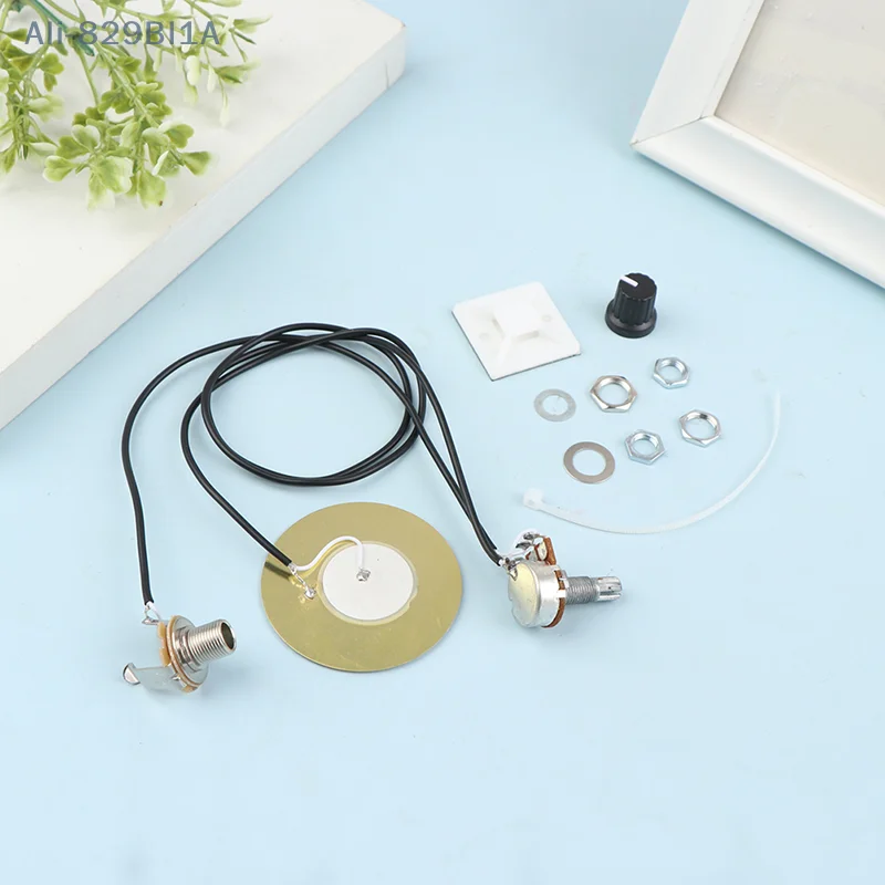 

Звукосниматель гитары пьезопроводной усилитель преобразователя с разъемом 6,35 мм